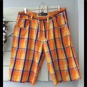 Bluez plaid shorts size 3Xl 40-42